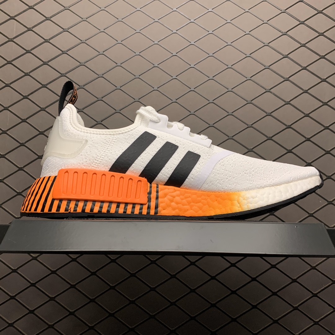 210 Adidas 阿迪达斯 NMD Boost 爆米花超弹中底 FV3648 针织网面休闲跑步鞋