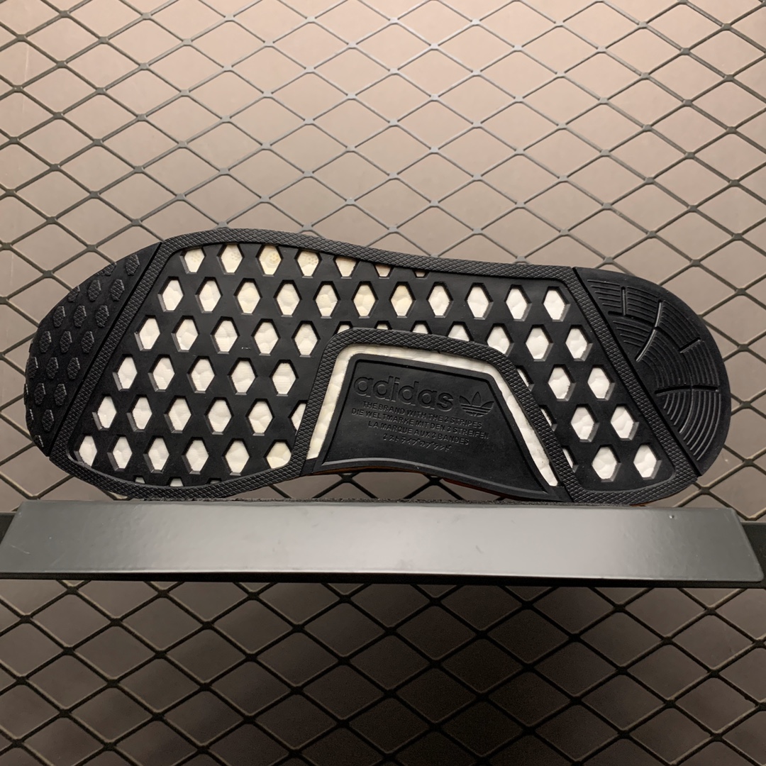 210 Adidas 阿迪达斯 NMD Boost 爆米花超弹中底 FV3648 针织网面休闲跑步鞋