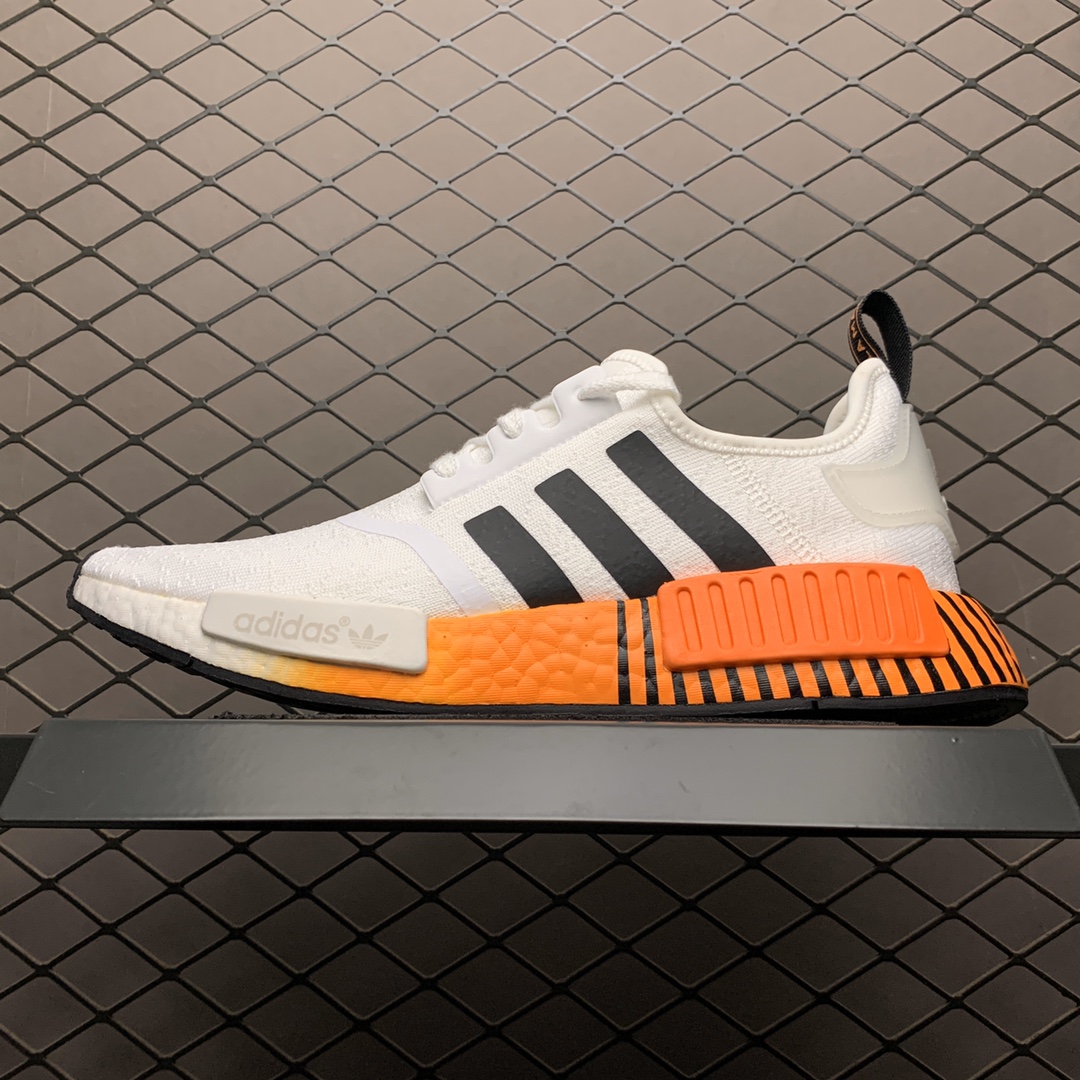 210 Adidas 阿迪达斯 NMD Boost 爆米花超弹中底 FV3648 针织网面休闲跑步鞋