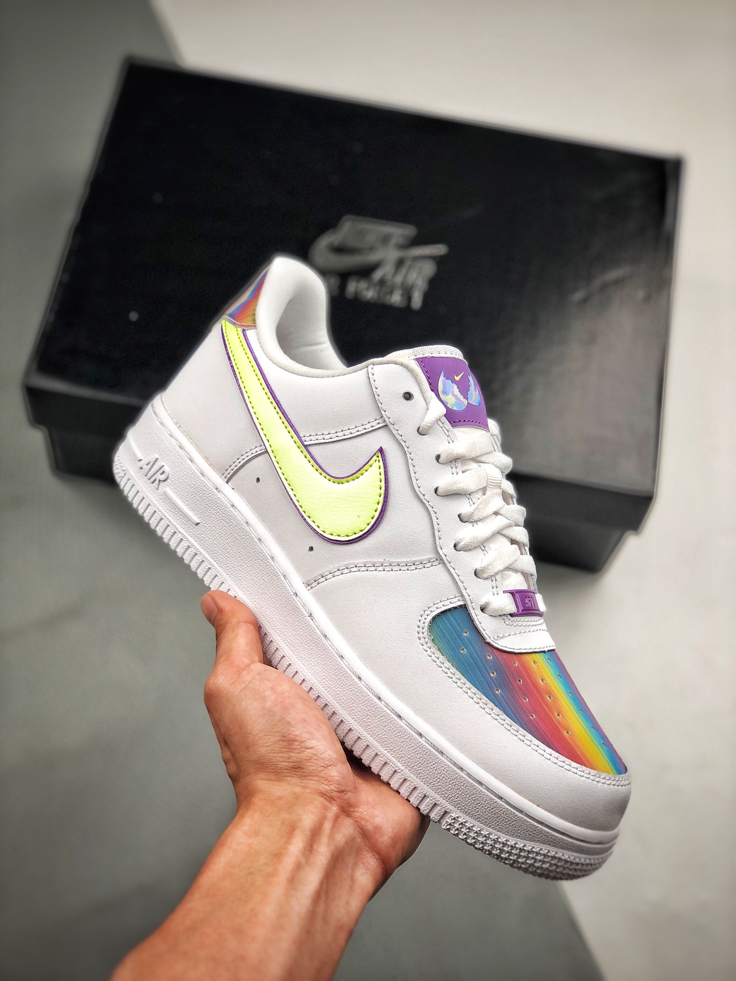Doble 11 gran lanzamiento, precio especial de beneficios 💥 Air Force 1 "Easter 2020" edición de Pascua, lanzamiento of…