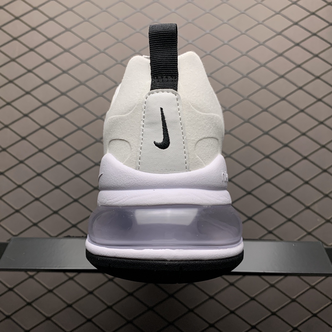 190 Nike Max 270 React 混合科技 半掌气垫跑步鞋 CI3899-101 公司级