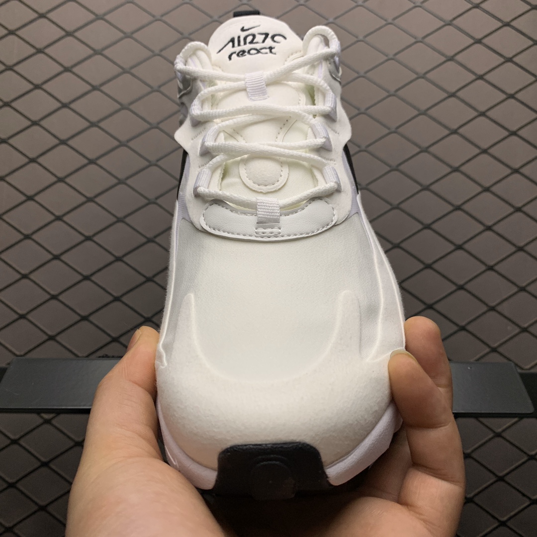 190 Nike Max 270 React 混合科技 半掌气垫跑步鞋 CI3899-101 公司级