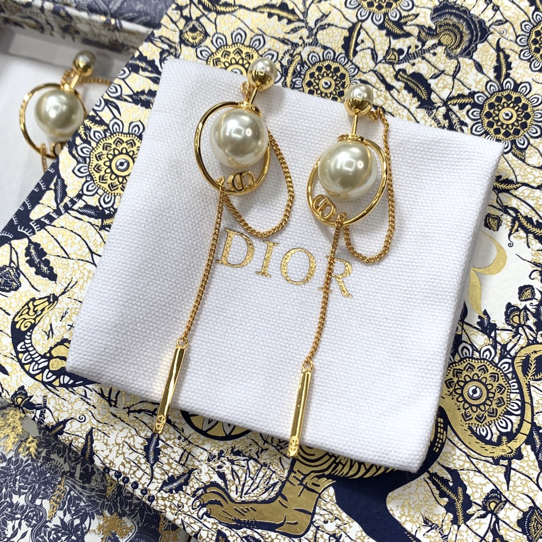 迪奥 Dior 传世高定珠宝耳环项链戒指首饰 #A281F719 3