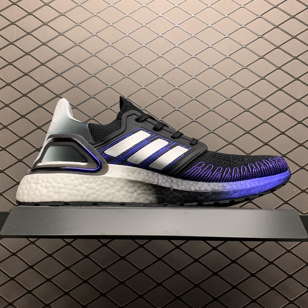 190 Adidas 阿迪达斯 Ultra Boost 20 超弹力爆米花中底休闲跑步鞋 FV0033