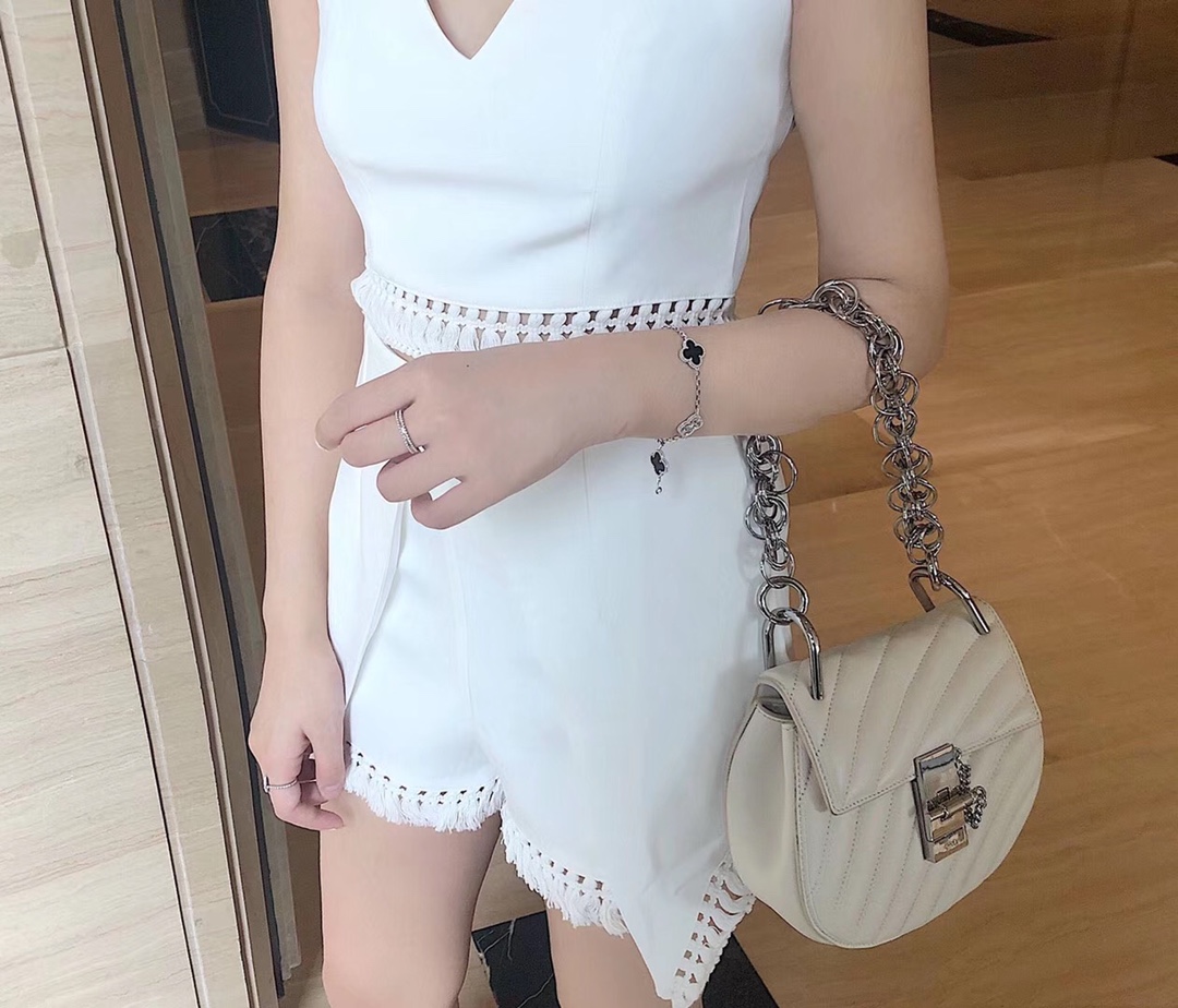 NO:102690,VCA diamond style white gold black agate bracelet, Vca bracelet, bracelet19860909VCA钻款白金色黑玛瑙手链,Vca手链,bracelet,Jewelry