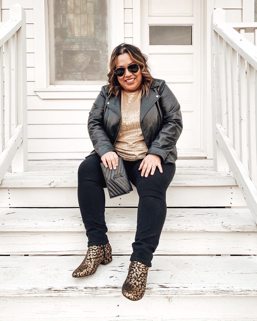 Saint laurent Ysl woc19小号信封包 393953黑色黑扣