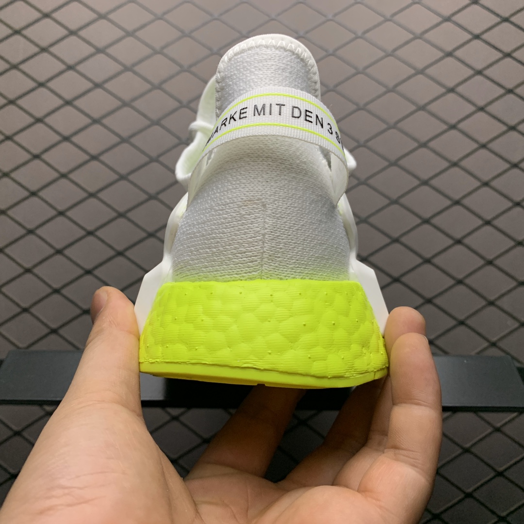 190 Adidas 阿迪达斯 NMD Boost 爆米花超弹中底 FX3903 针织网面休闲跑步鞋