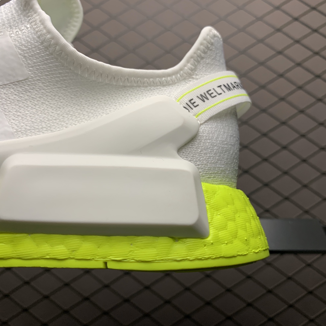 190 Adidas 阿迪达斯 NMD Boost 爆米花超弹中底 FX3903 针织网面休闲跑步鞋