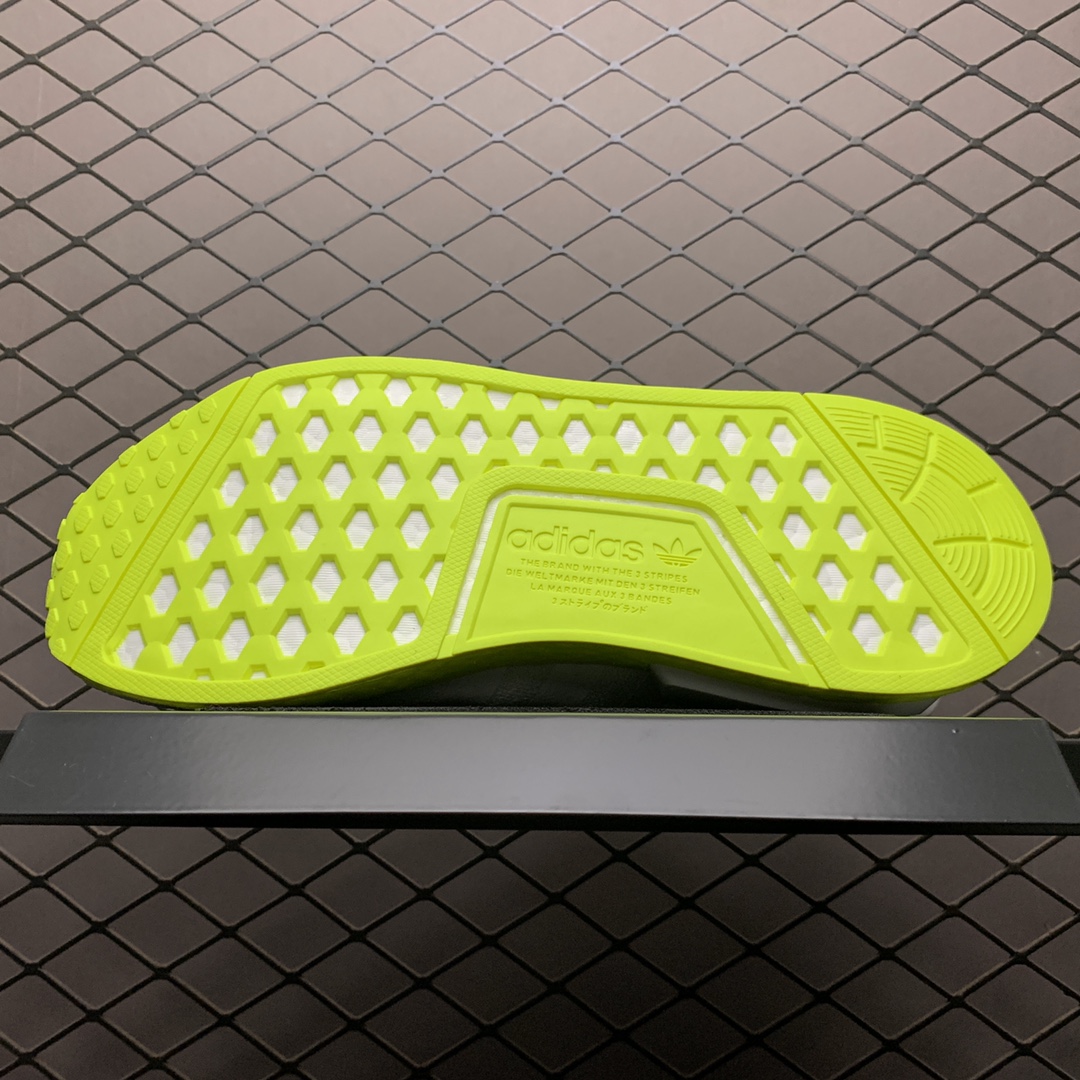 190 Adidas 阿迪达斯 NMD Boost 爆米花超弹中底 FX3903 针织网面休闲跑步鞋