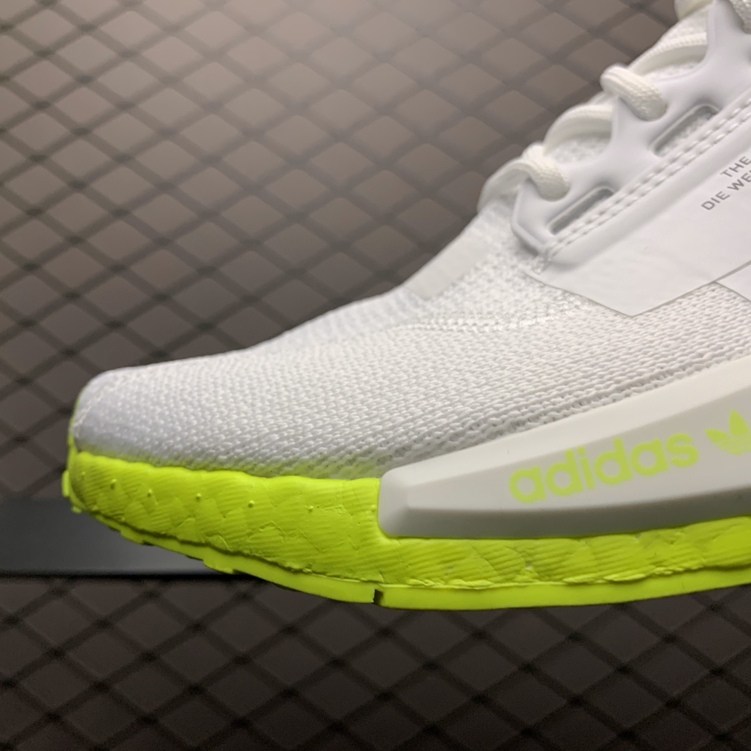 190 Adidas 阿迪达斯 NMD Boost 爆米花超弹中底 FX3903 针织网面休闲跑步鞋