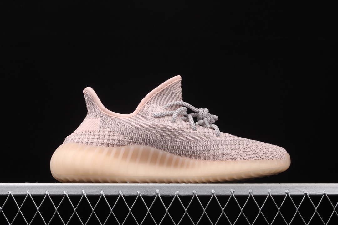 特价AdidasYeezy350BoostV2“Synth”FV5666阿迪达斯椰子350二代全新银粉镂