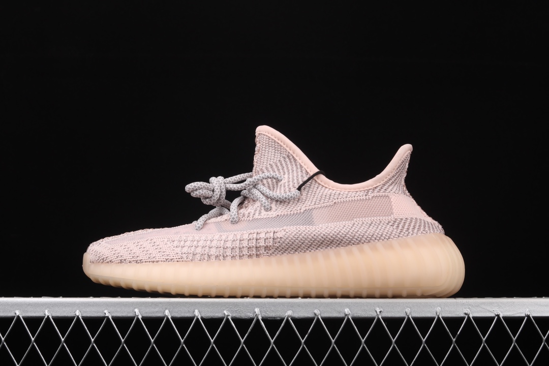 特价AdidasYeezy350BoostV2“Synth”FV5666阿迪达斯椰子350二代全新银粉镂