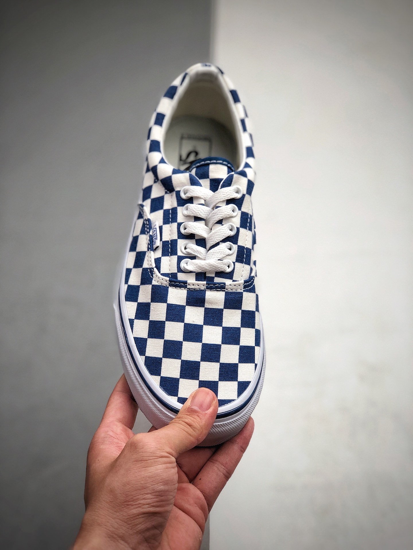 150 VANS VAULT OG ERA 高端支线蓝色棋盘格高街休闲板鞋