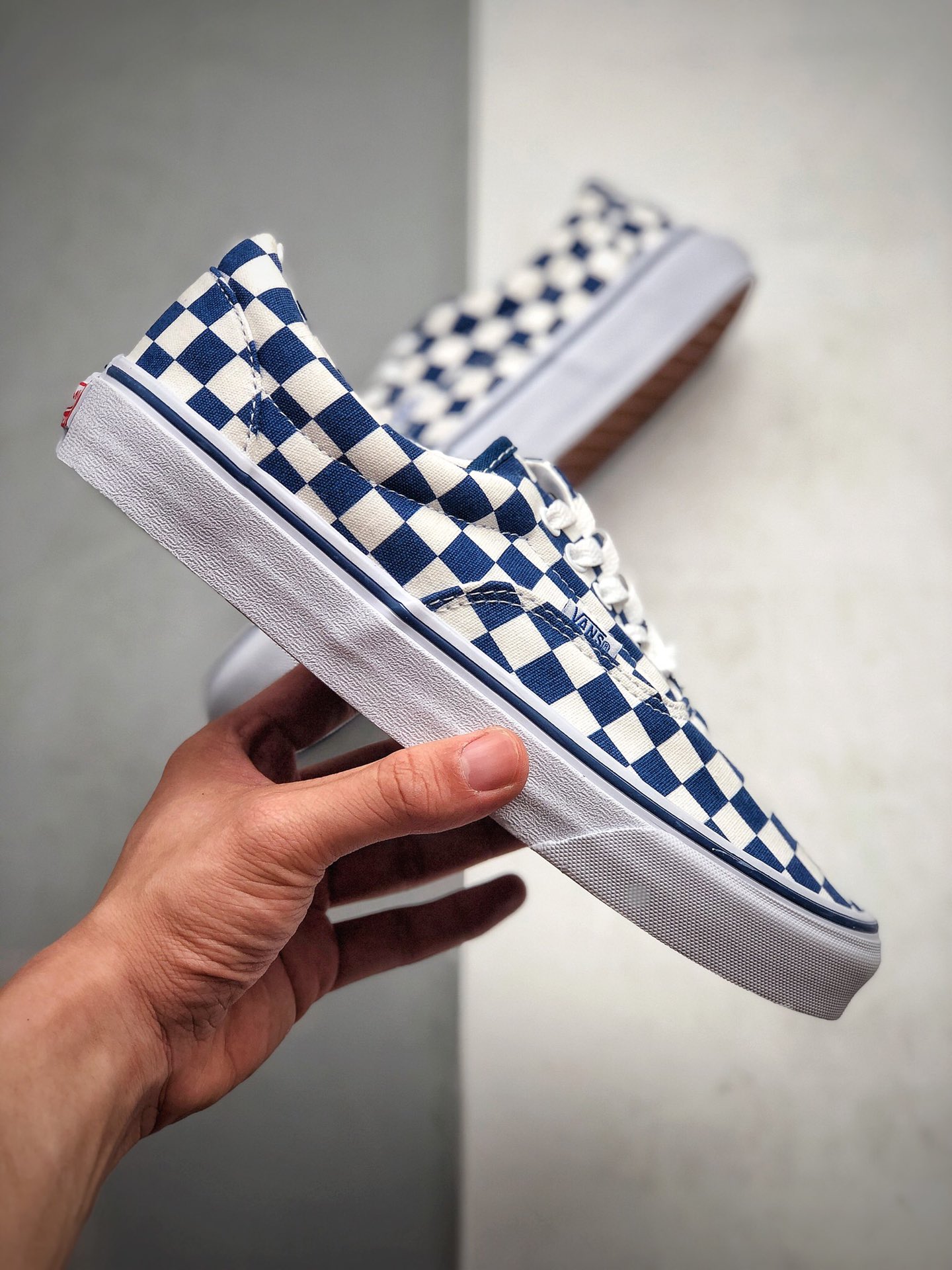 150 VANS VAULT OG ERA 高端支线蓝色棋盘格高街休闲板鞋