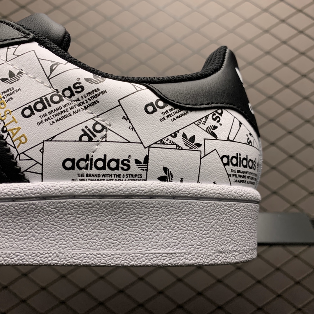 190 Adidas Superstar 贝壳头休闲运动板鞋 FV2819