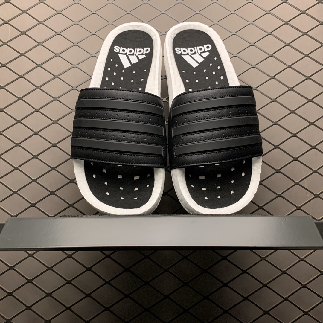 120 Adidas 阿迪达斯 Adilette Adilette Boost  EG1910 沙滩凉鞋