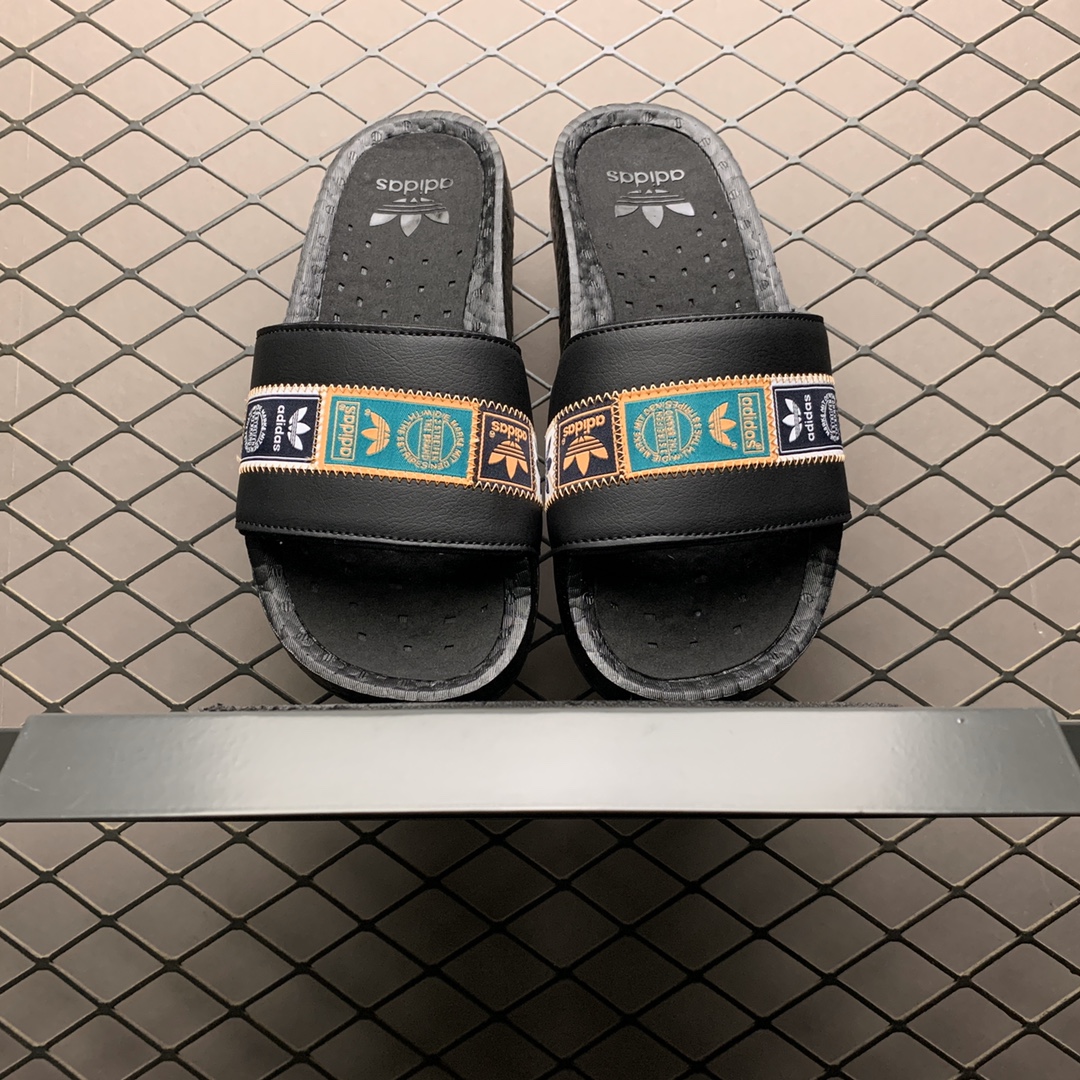 120 Adidas 阿迪达斯 Adilette Adilette Boost 潮流拖鞋 FX7478 沙滩凉鞋