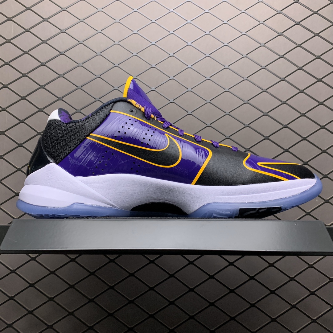 300 纯原版本 Nike Zoom KOBE 5 科比5代 男子实战篮球鞋 CD4991-500 湖人限定