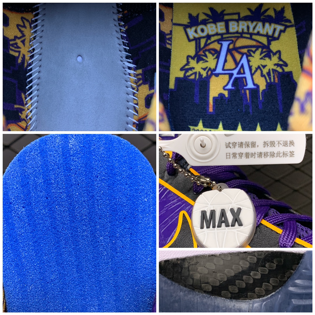 300 纯原版本 Nike Zoom KOBE 5 科比5代 男子实战篮球鞋 CD4991-500 湖人限定