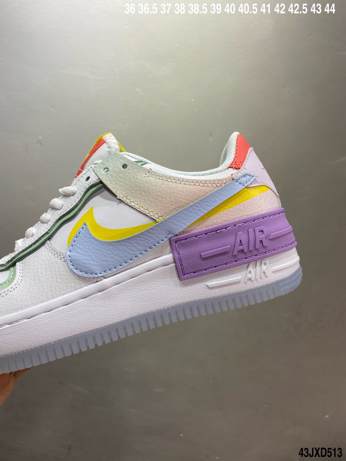 170 公司级 耐克Nike WMNS Air Force 1 Shadow 空军一号轻量增高低帮百搭板鞋