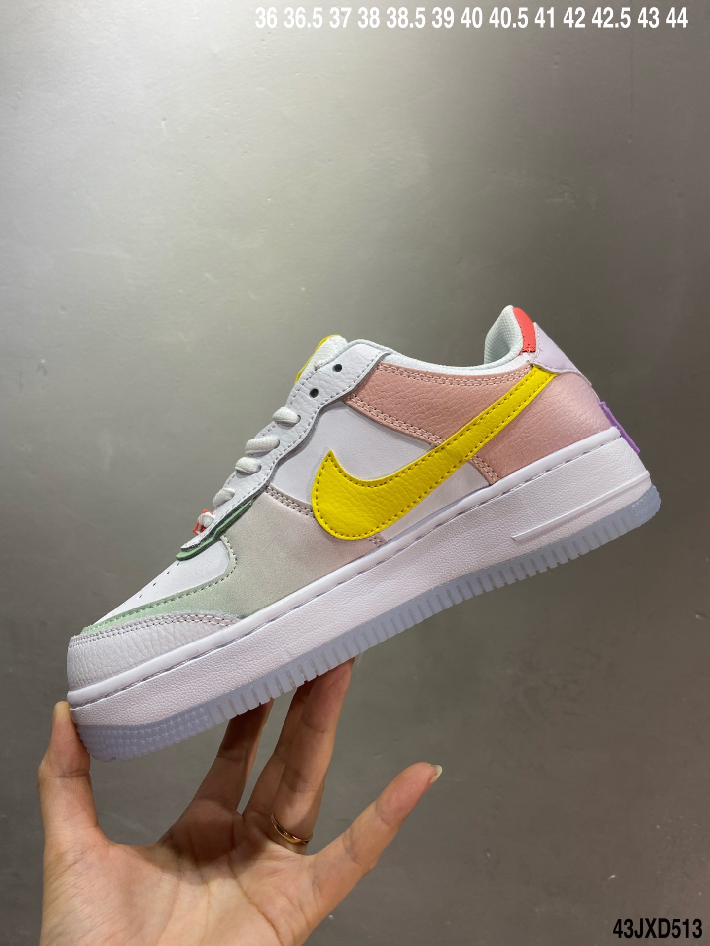 170 公司级 耐克Nike WMNS Air Force 1 Shadow 空军一号轻量增高低帮百搭板鞋