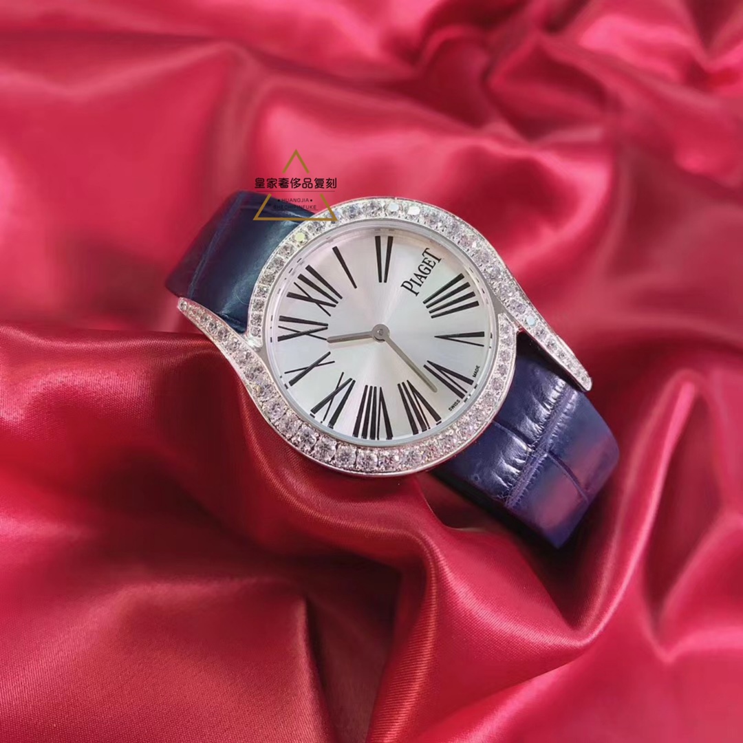 Piaget 伯爵69式女表镶钻腕表，不一样的设计，也是520最佳礼物