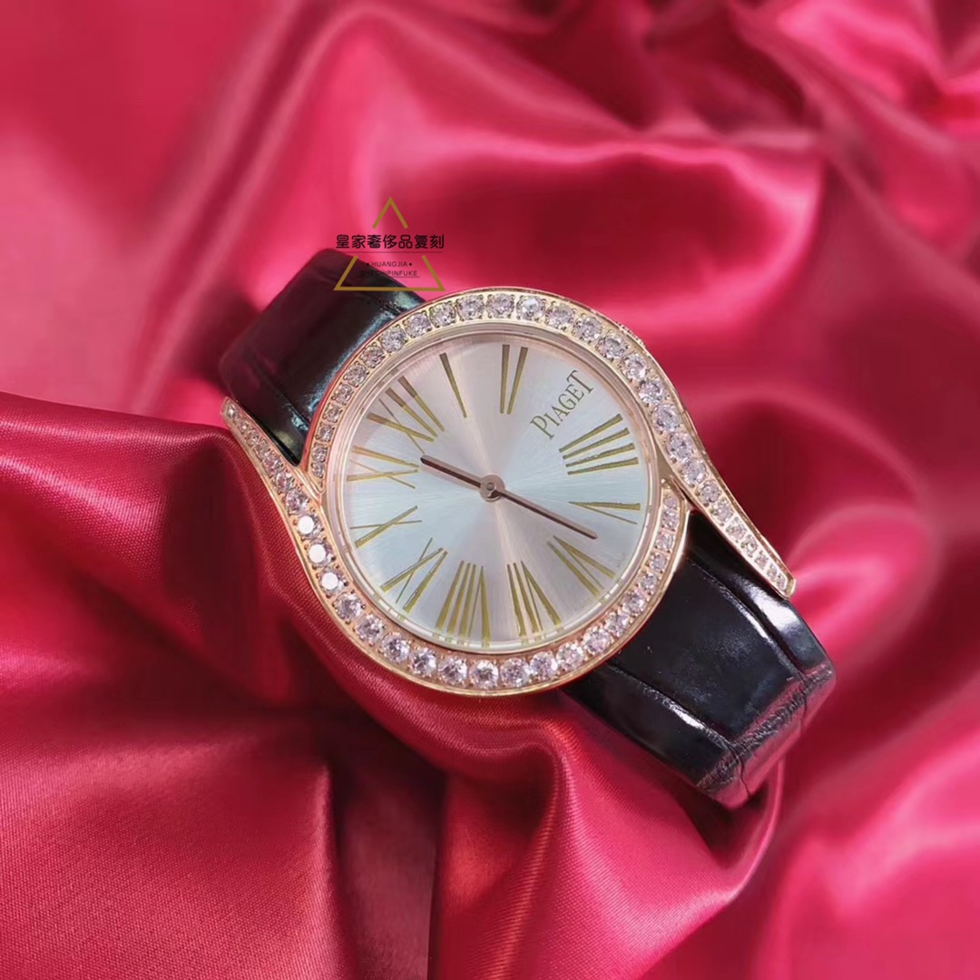 Piaget 伯爵69式女表镶钻腕表，不一样的设计，也是520最佳礼物