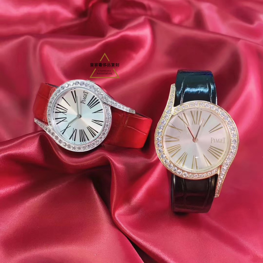 Piaget 伯爵69式女表镶钻腕表，不一样的设计，也是520最佳礼物