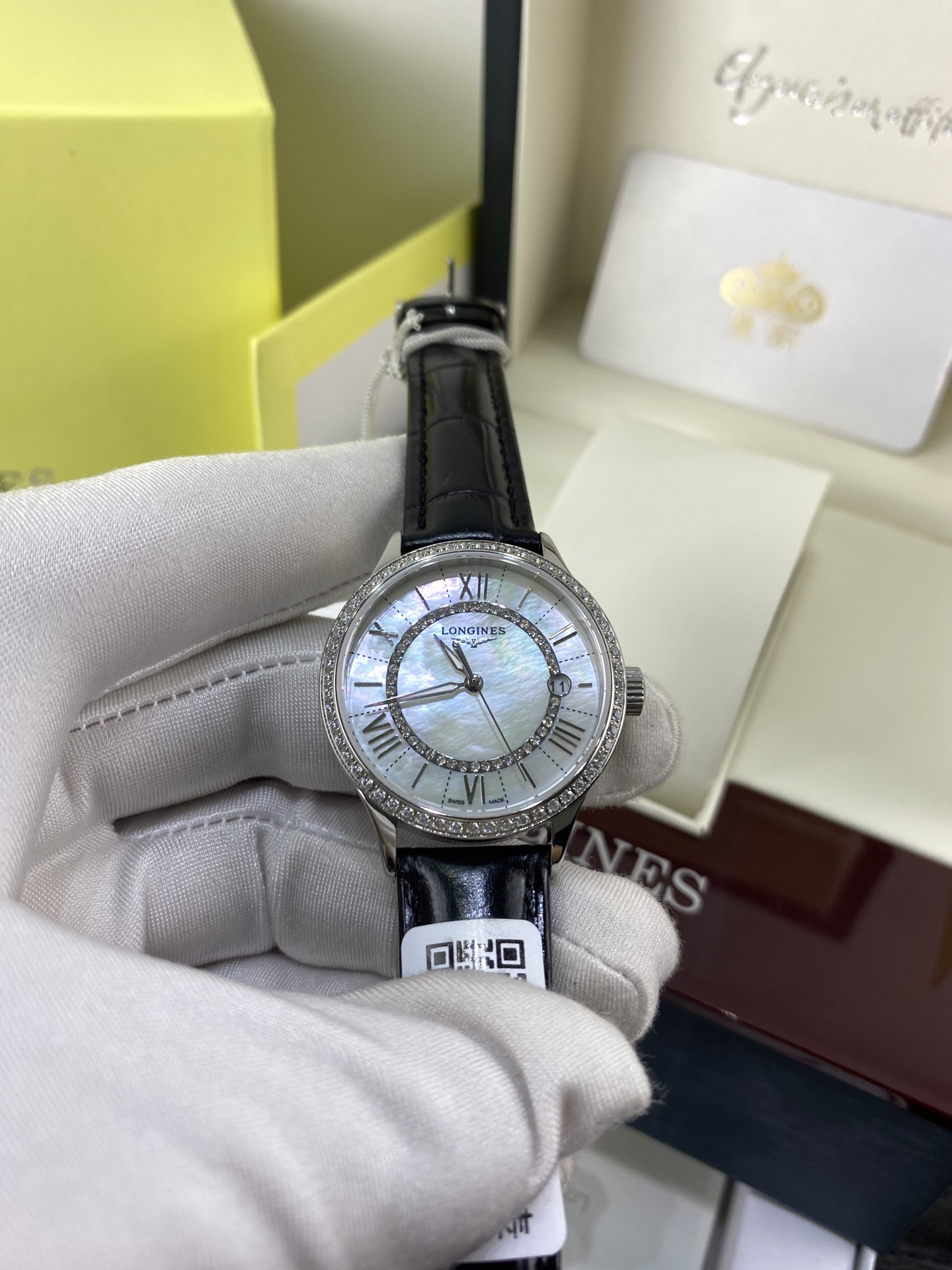Longines 皇家 浪琴贝壳面女表
