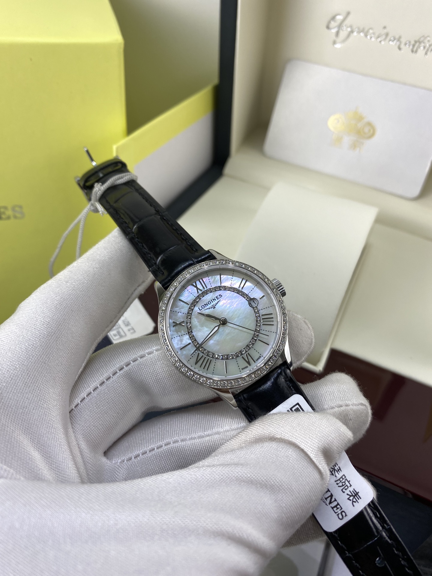 Longines 皇家 浪琴贝壳面女表