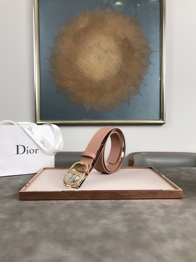 [Ferragamo Belts]Dior Kueh Powder Thick Gold Vacuum Plating Luxury pink tone-o