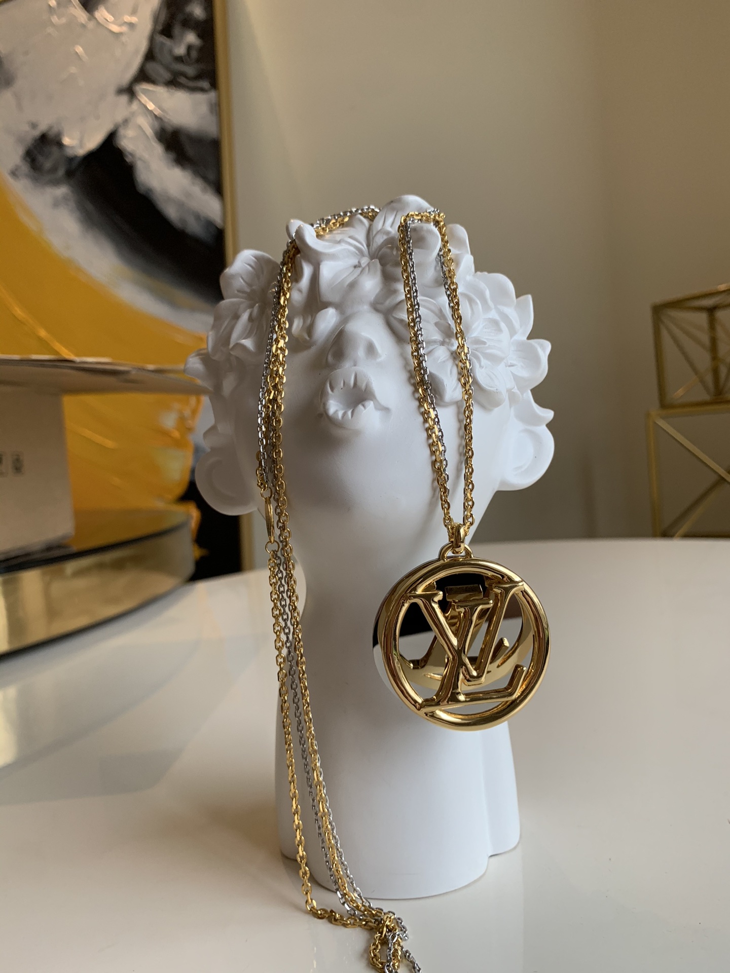 NO:395754,LV new Taisteel necklace, same style for men and women, LV [original leather], louis vuitton, necklace19860909lv新款太钢项链 男女同款,LV【原厂皮】,louis vuitton,necklace,Bag