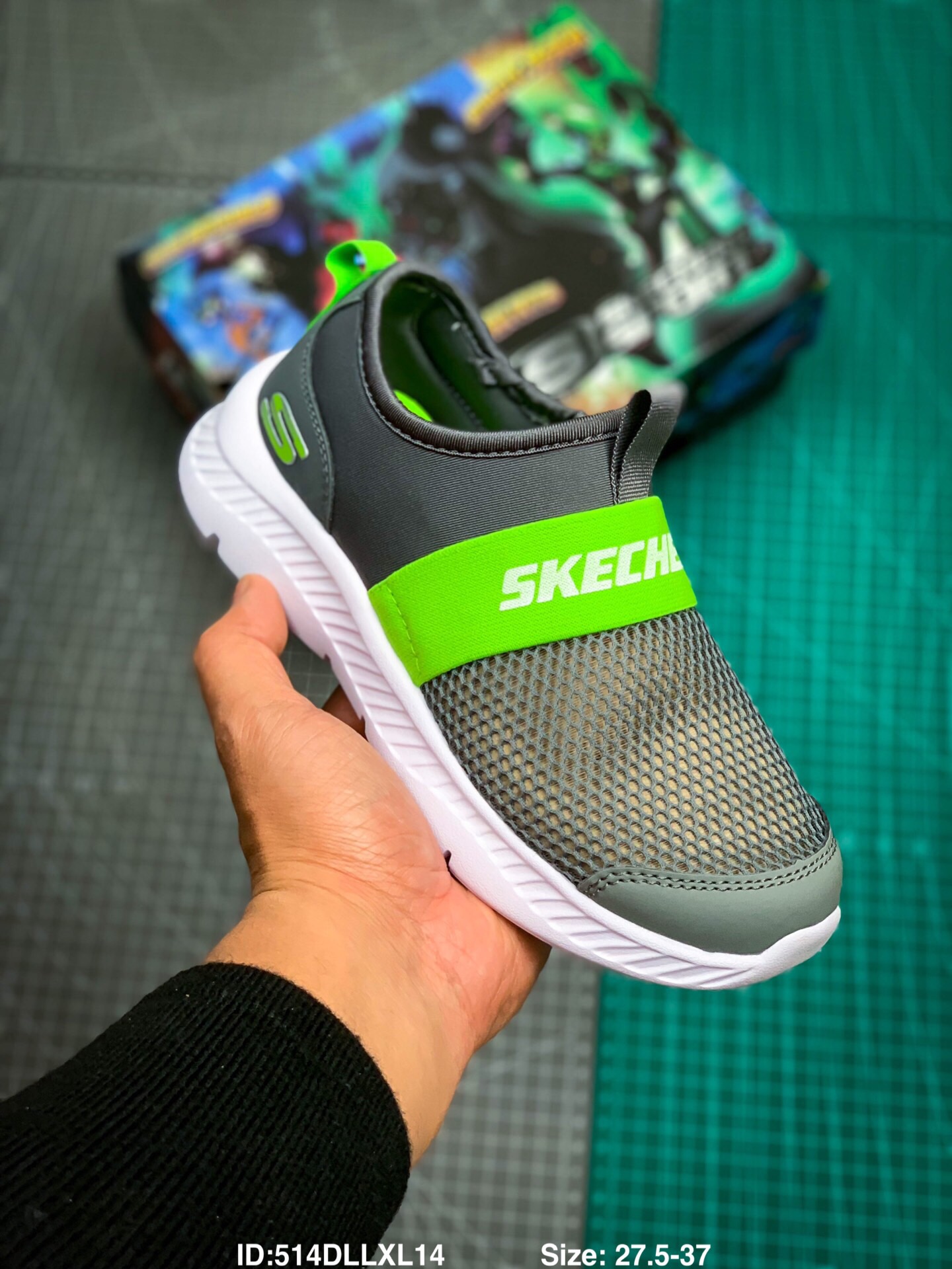 💰80
Skechers斯凯奇2020夏新款男女童时尚舒适透气一脚蹬运动鞋。
ID:514DLLXL14            Size: 27.5-37