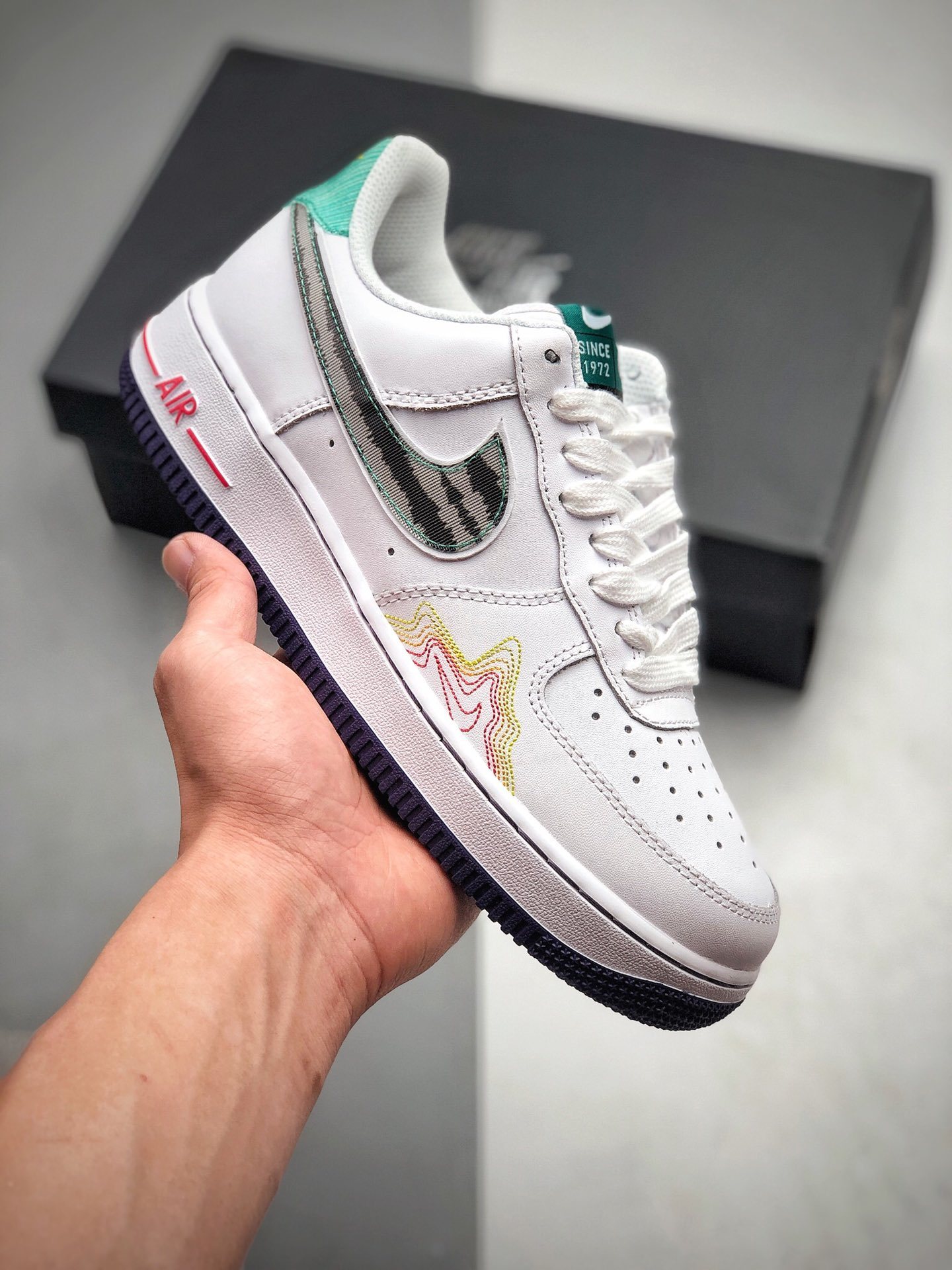 190 新品首发 耐克 Nike Air Force 1 Low 鸳鸯炫彩线勾 空军一号低帮百搭休闲运动板鞋669916-100-莆田鞋,莆田鞋货源,高仿鞋,高仿鞋货源,安福档口,莆田高仿鞋,莆田鞋批发,高仿鞋批发,莆田高仿运动鞋,高仿运动鞋,莆田运动鞋 190 新品首发 耐克 Nike Air Force 1 Low 鸳鸯炫彩线勾 空军一号低帮百搭休闲运动板鞋669916-100