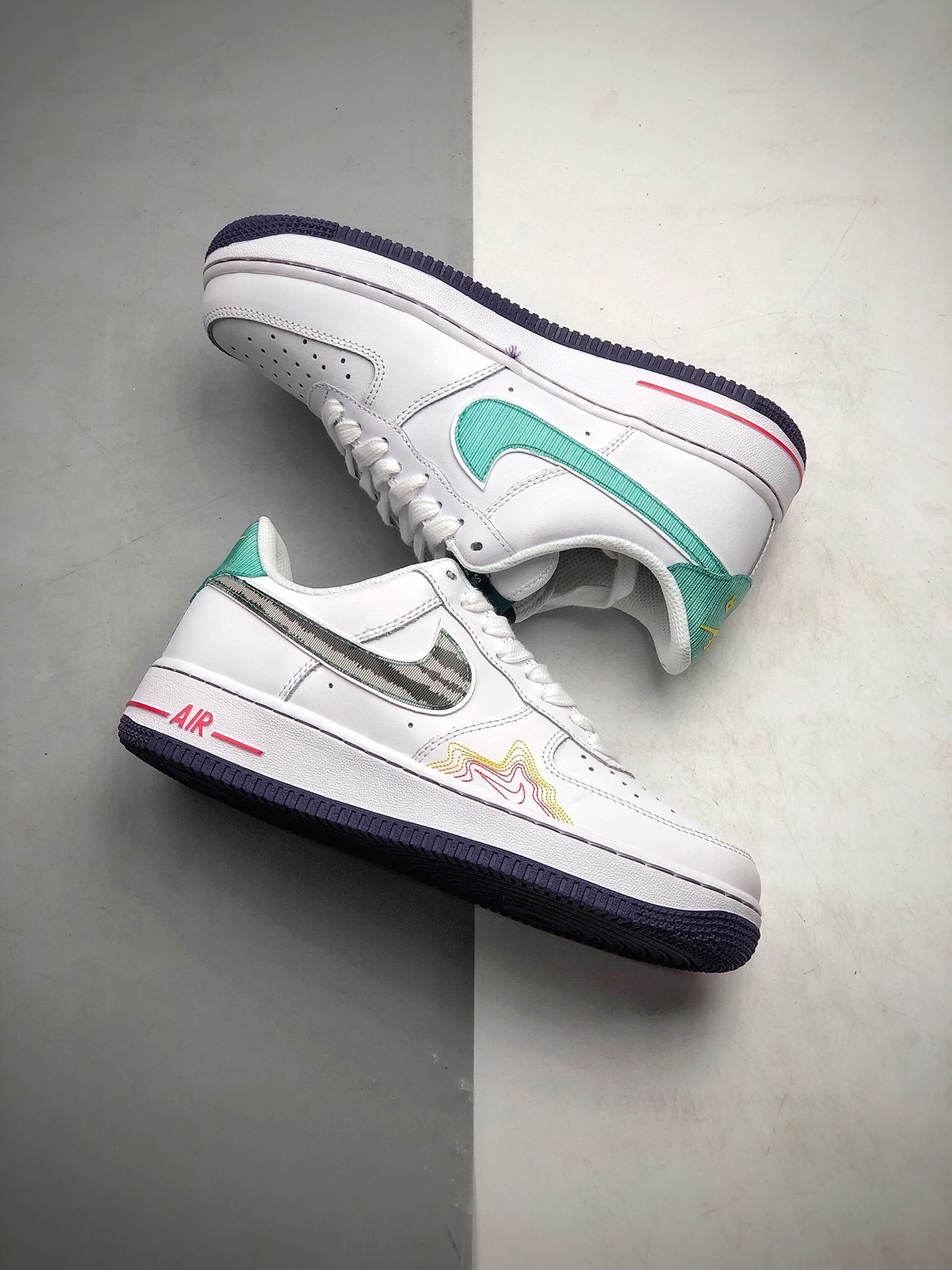 190 新品首发 耐克 Nike Air Force 1 Low 鸳鸯炫彩线勾 空军一号低帮百搭休闲运动板鞋669916-100-莆田鞋,莆田鞋货源,高仿鞋,高仿鞋货源,安福档口,莆田高仿鞋,莆田鞋批发,高仿鞋批发,莆田高仿运动鞋,高仿运动鞋,莆田运动鞋 190 新品首发 耐克 Nike Air Force 1 Low 鸳鸯炫彩线勾 空军一号低帮百搭休闲运动板鞋669916-100