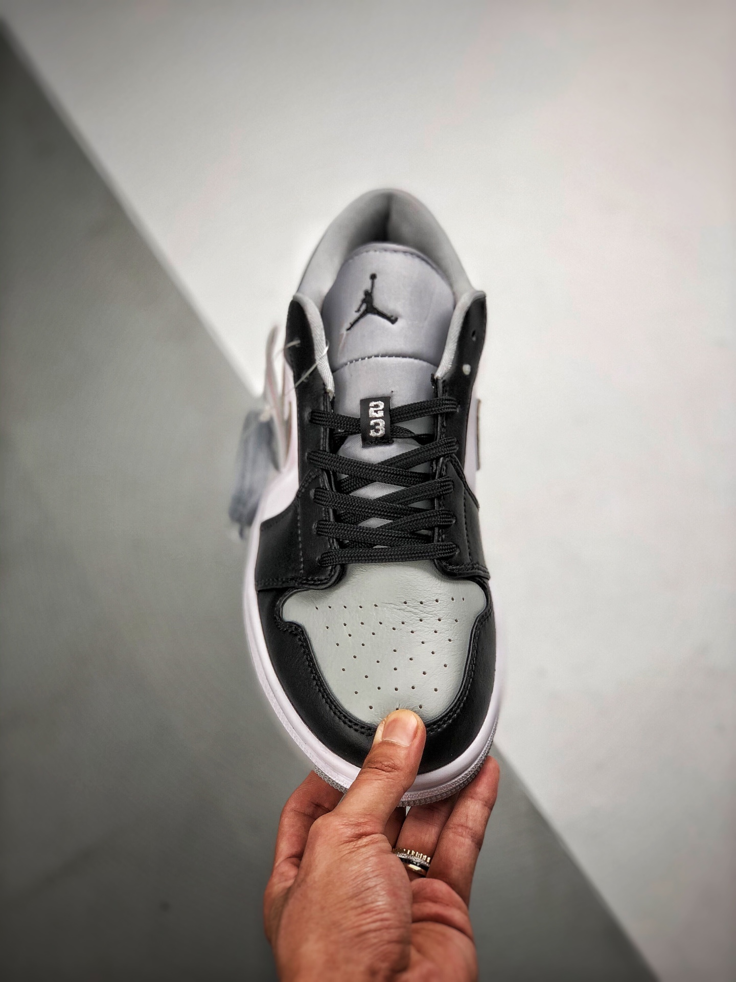 210 Air Jordan 1 Low 影子灰 原厂内置气垫魔块 原模大底  头层小牛皮