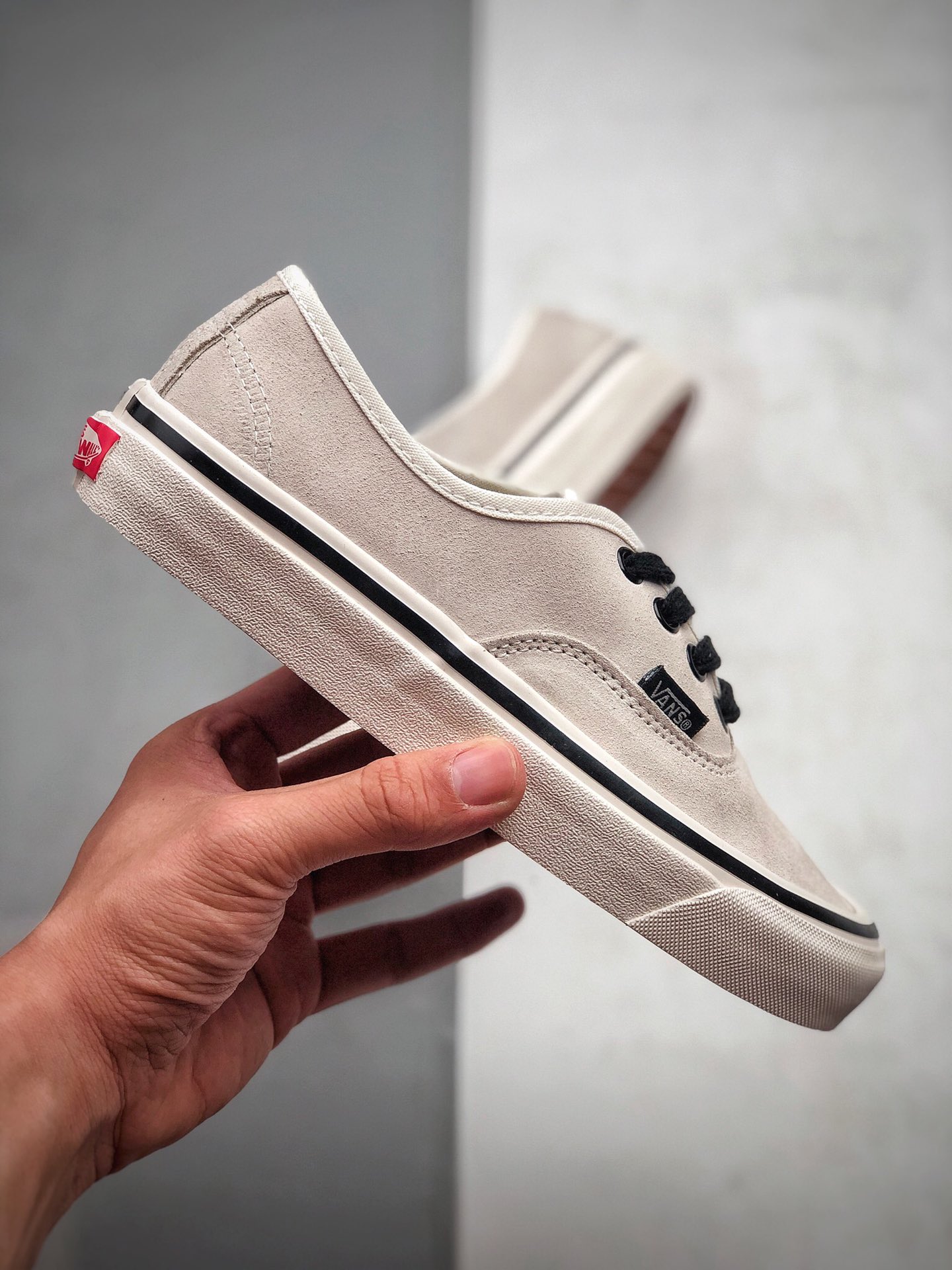 160  Vans Authentic 44 DX 万斯 牛奶白麂皮 黑白 低帮硫化帆布鞋板鞋 .5 39 40 40.5 41 42 42.5 43 44