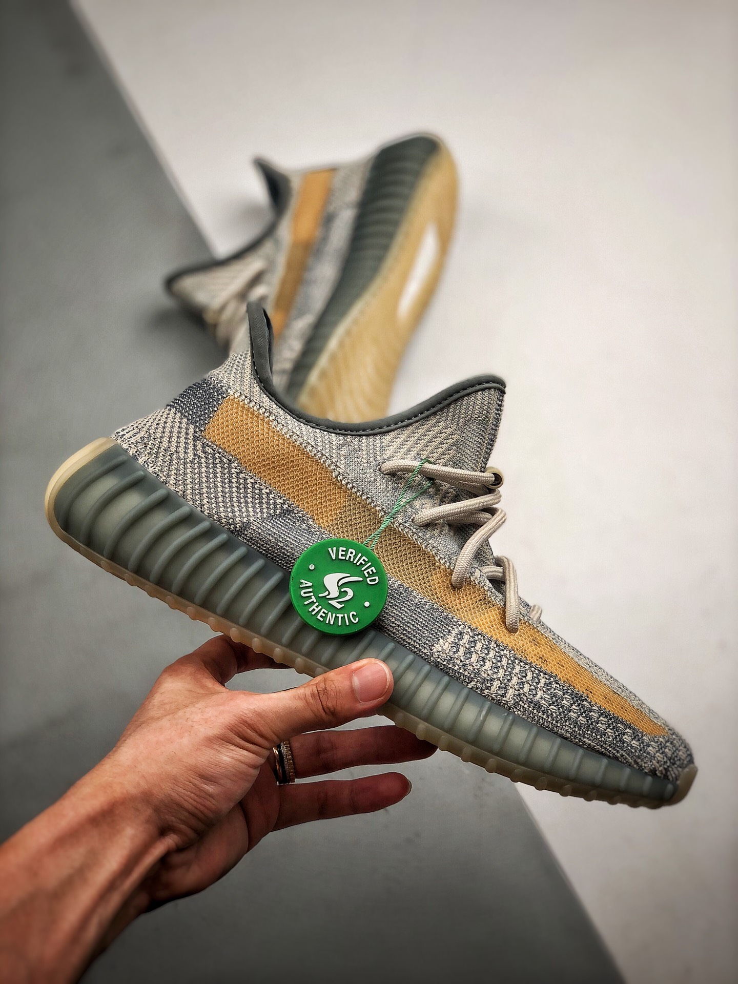 480 S2渠道特供 独家纯原过验版  Yeezy 350V2 ”Israfil” 灰蓝