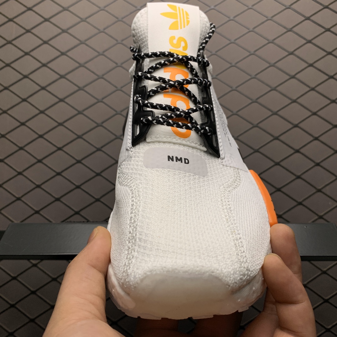 190 Adidas 阿迪达斯 NMD Boost 爆米花超弹中底 FX9451 针织网面休闲跑步鞋