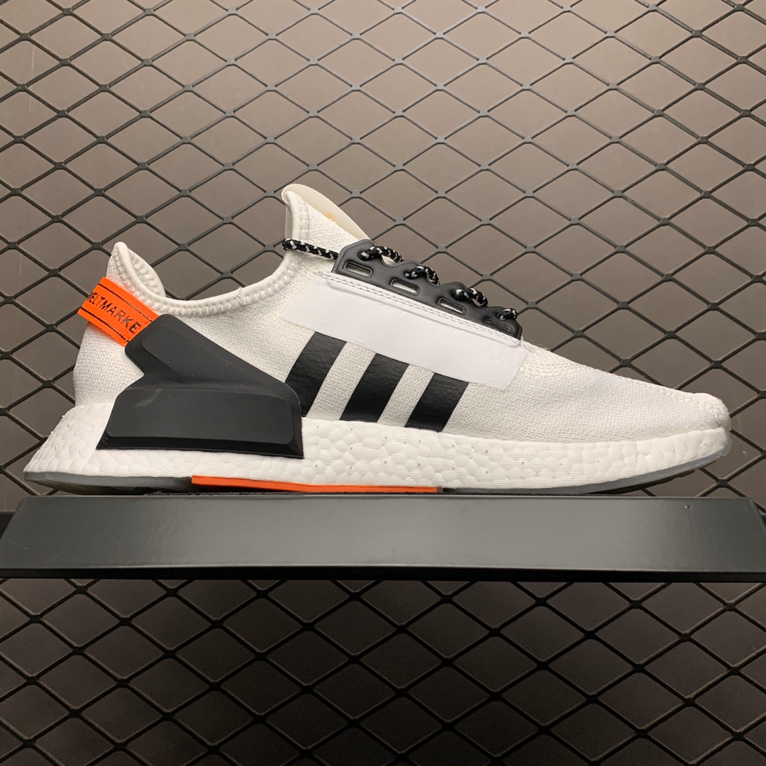 190 Adidas 阿迪达斯 NMD Boost 爆米花超弹中底 FX9451 针织网面休闲跑步鞋