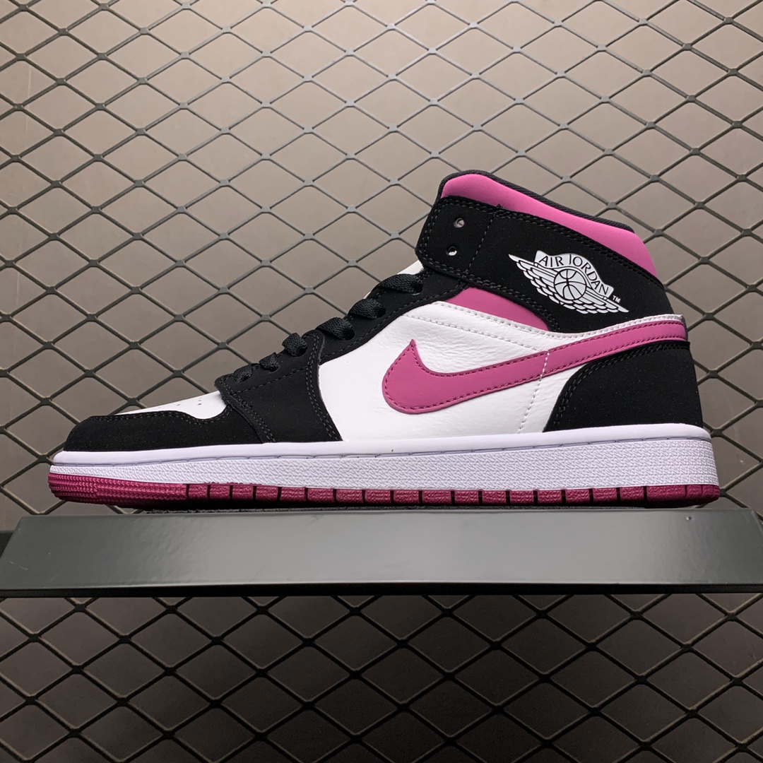 250 Air Jordan 1 Mid AJ1乔1中帮文化篮球鞋  BQ6472-005