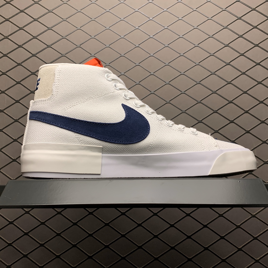 210 Nike SB Zoom Blazer Mid Edge ”Hack Pack” 拆线开拓者解构风格 双层鞋舌 高帮休闲运动板鞋 CI3833-100