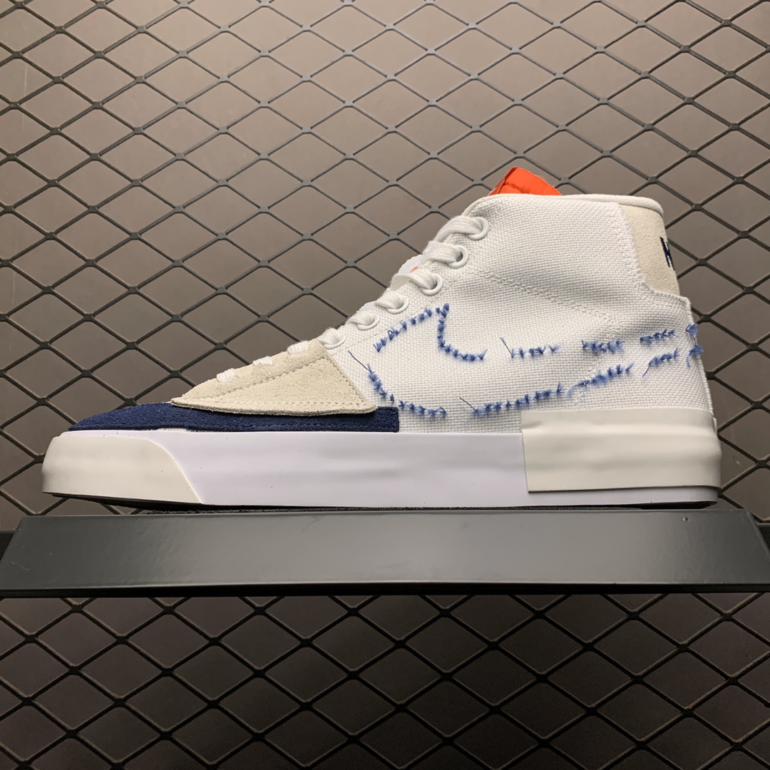 210 Nike SB Zoom Blazer Mid Edge ”Hack Pack” 拆线开拓者解构风格 双层鞋舌 高帮休闲运动板鞋 CI3833-100