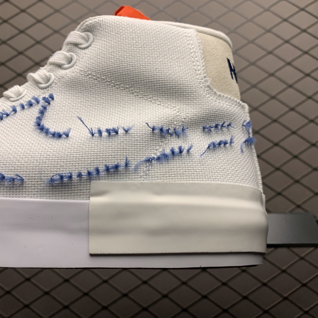 210 Nike SB Zoom Blazer Mid Edge ”Hack Pack” 拆线开拓者解构风格 双层鞋舌 高帮休闲运动板鞋 CI3833-100