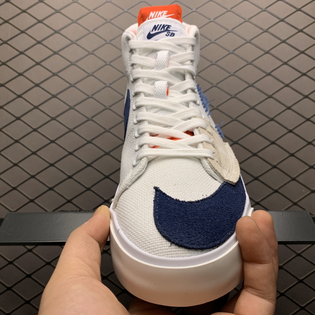 210 Nike SB Zoom Blazer Mid Edge ”Hack Pack” 拆线开拓者解构风格 双层鞋舌 高帮休闲运动板鞋 CI3833-100