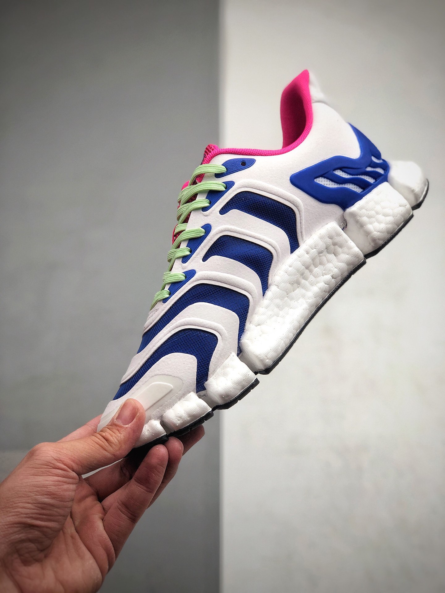 210 Adidas 阿迪达斯 Climacool 清风 爆米花大底系列轻跑鞋  货号：FX7847