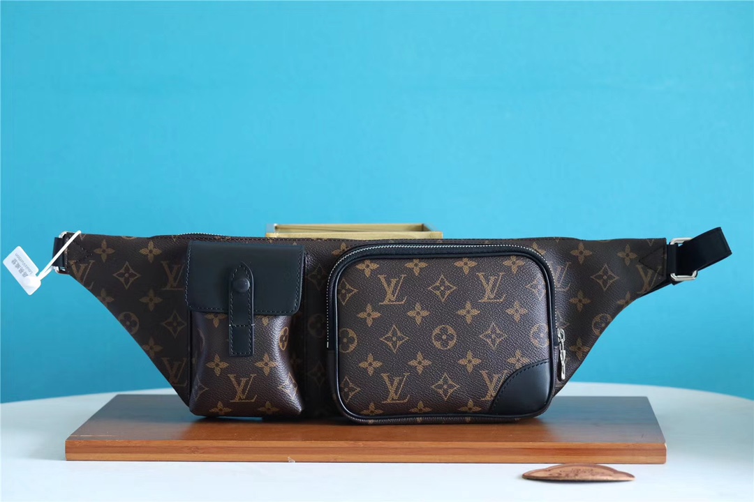 Exclusive Cheap
 Louis Vuitton LV Bumbag Belt Bags & Fanny Packs Black Men Damier Graphite Canvas Fall/Winter Collection Casual M45337