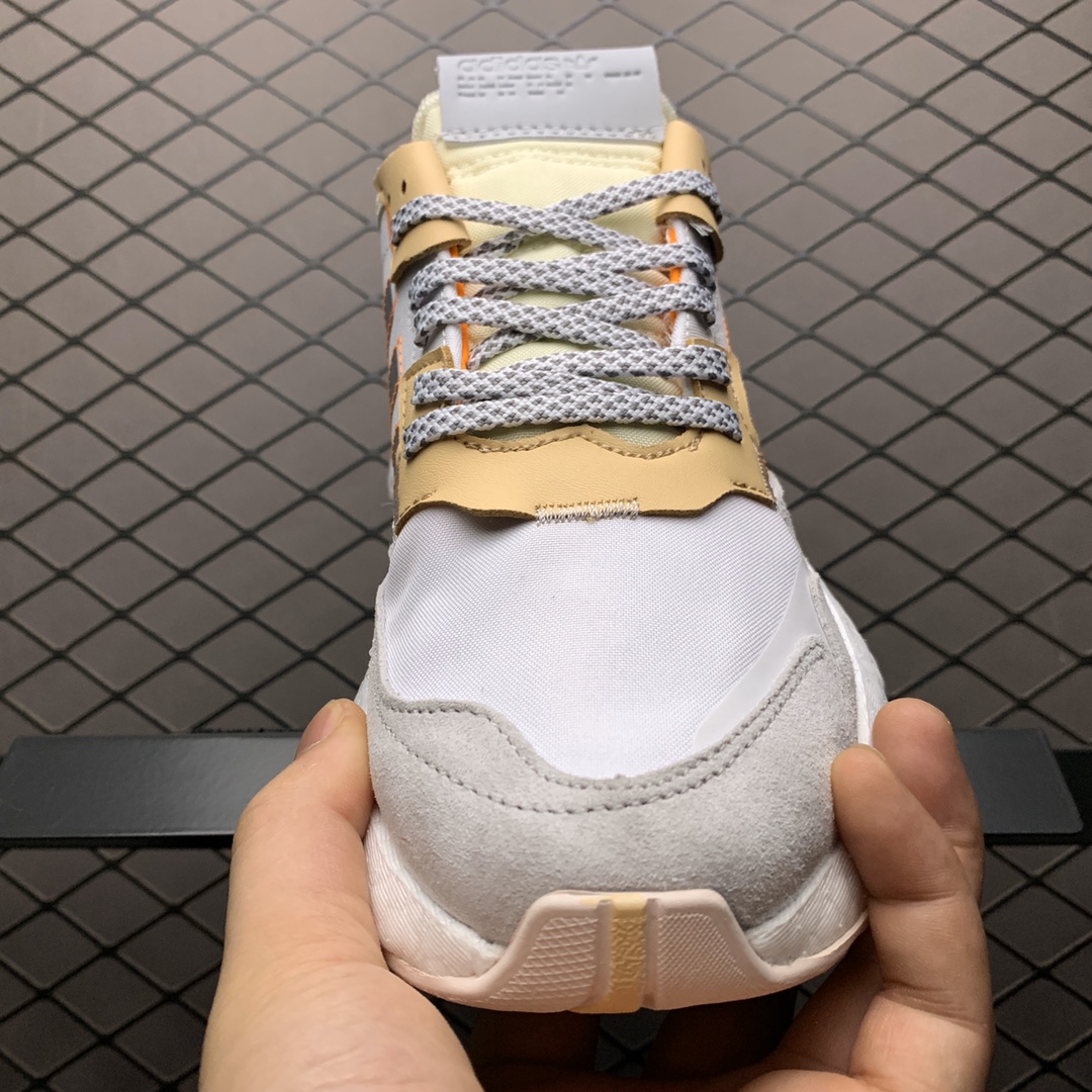210 Adidas 阿迪达斯 Nite Jogger Boost 夜行者真爆大底复古跑鞋 EF5426