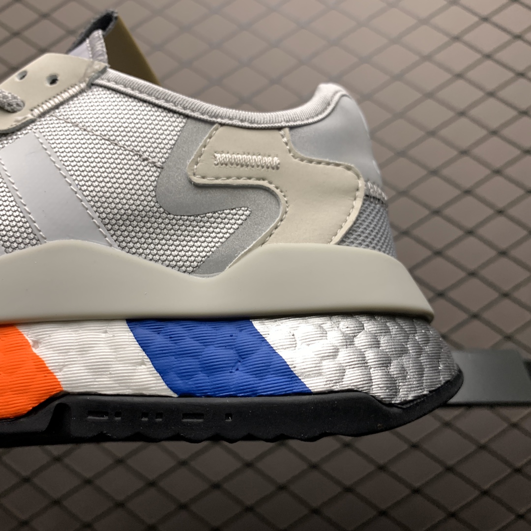210 Adidas 阿迪达斯 Nite Jogger Boost 夜行者真爆大底复古跑鞋 FV4280