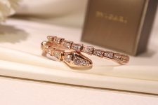 Bvlgari Jewelry Bracelet Gold Platinum Rose White Set With Diamonds